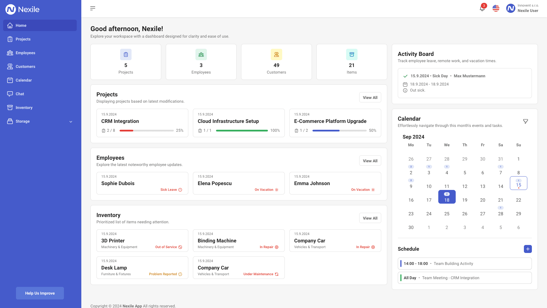 Illustration of Nexile App in Use